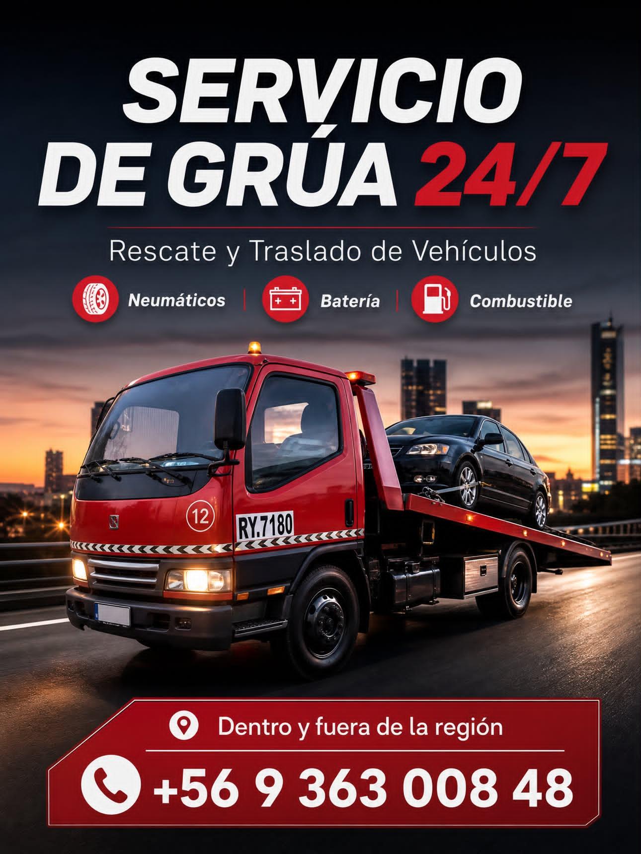 Grúas DC - rescate y traslado de vehículos